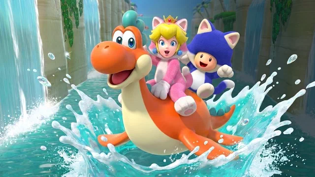 World 1-4 Plessie's Plunging Falls