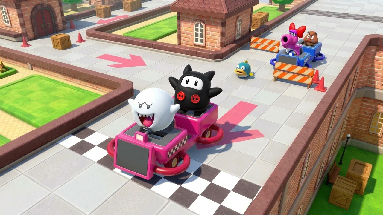 Two-Axis Taxi: Boo & Ninji Beat Goomba & Birdo! thumbnail